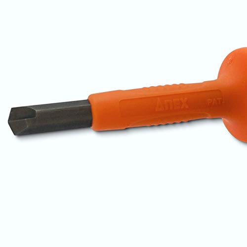 ANEX Impact Screwdriver Screw Catching No.1903-N 123mm Iron+TPE NEW from Japan_3