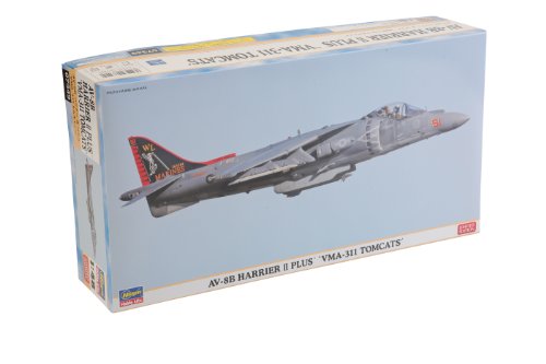 Hasegawa 1/48 AV-8B Harrier II Plus VMA-311 Tomcats Model Kit NEW from Japan_1