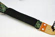 Live Line 2.75" 70mm wide Nylon Guitar/Bass Strap leather end Green LST28SS306_4