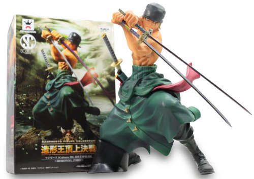 One Piece Scultures Big Modeling King Special Roronoa Zoro Action Figure 180mm_1