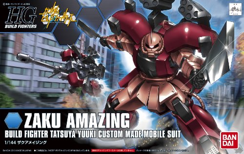 Gunpla 1/144 BANDAI Gundam HGBF Zaku Amazing Build Fighter Tatsuya Yuuki Custom_3