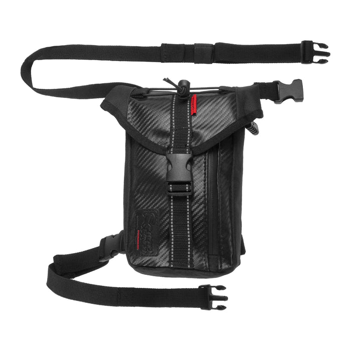Komine WATERPROOF Leg Bag 2.2L SA-211 729 09-211 BLACK for Motorcycle Polyester_1