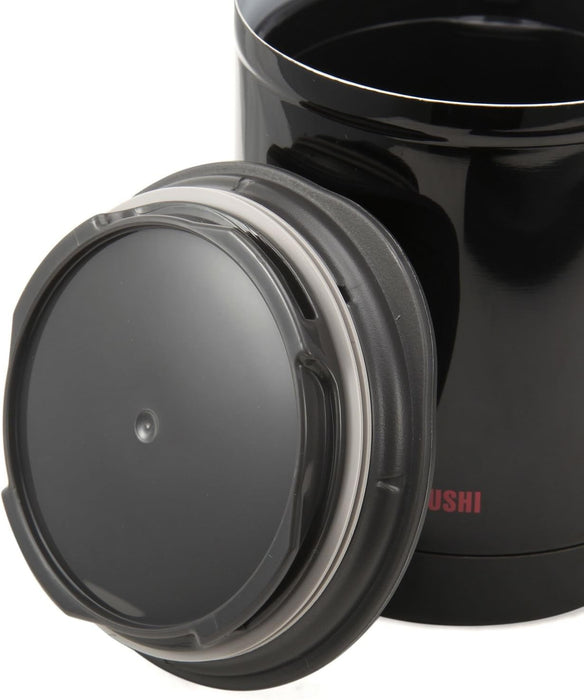ZOJIRUSHI Stainless Steel Food Jar Thermos Bento Lunch Box Black SZ-JB02-BA NEW_3