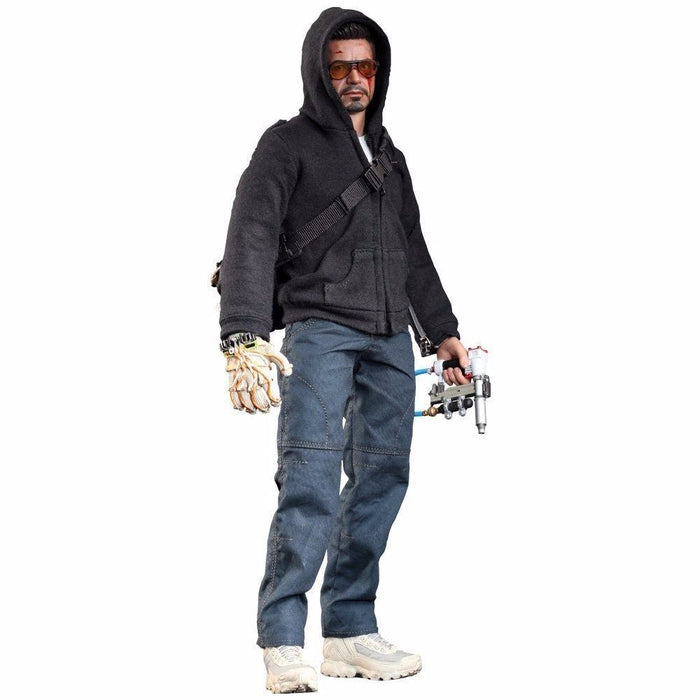 Movie Masterpiece Iron Man 3 TONY STARK THE MECHANIC Ver 1/6 Figure Hot Toys NEW_1