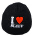 Heartbeat vibration sleep tool Nemuriale Sleeping Aid-I LOVE SLEEP Black 8372536_1
