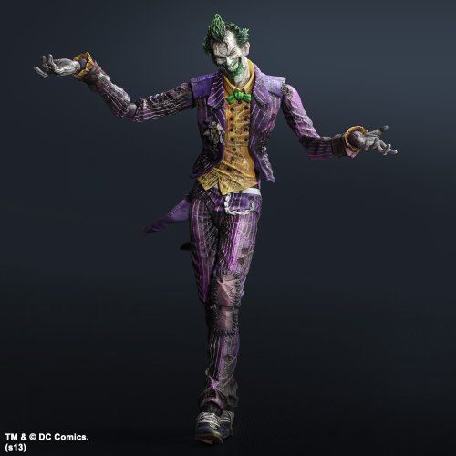 Square Enix Batman Arkham City Play Arts Kai Joker Figure NEW from Japan_4