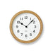 Lemnos MIKI Zelkova Wall Clock w/Stand Made in Japan NY12-06 NEW_1
