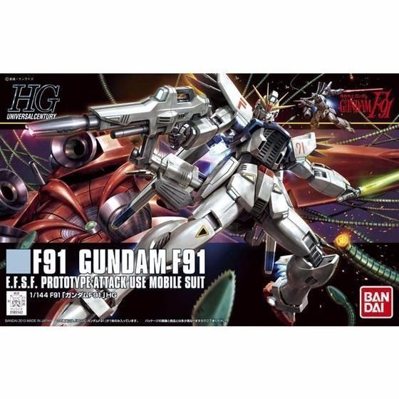 BANDAI HGUC 1/144 GUNDAM F91 Plastic Model Kit Mobile Suit Gundam F91 from Japan_1