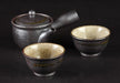 Yamasho Pottery Shigaraki Sumi-iro tea set for 2persons Sum-3 Made in Japan NEW_2
