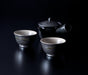 Yamasho Pottery Shigaraki Sumi-iro tea set for 2persons Sum-3 Made in Japan NEW_5