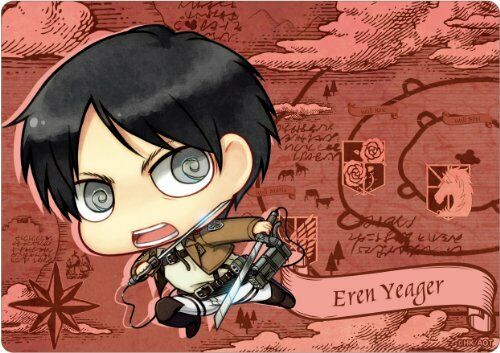 Attack on Titan Mouse Pad 1 Eren NEW from Japan_1