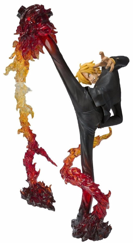 Figuarts ZERO One Piece SANJI BATTLE Ver Diable Jambe Flambage Shot PVC BANDAI_1