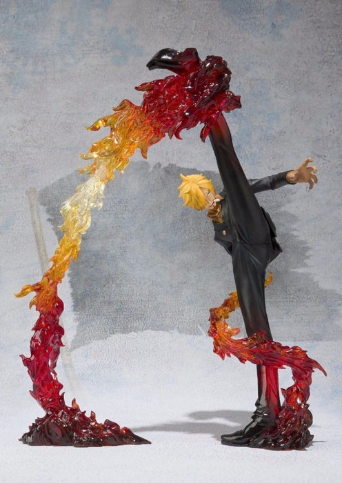 Figuarts ZERO One Piece SANJI BATTLE Ver Diable Jambe Flambage Shot PVC BANDAI_4