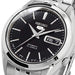 SEIKO Watch SNKL23J1 Men's Silver Band Black Dial Round Face Analog Self-winding_2