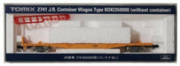 Tomix N Scale J.R. Container Wagon Type Koki350000 without Container NEW_1