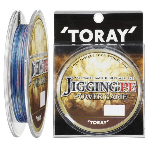 TORAY JIGGING PE POWER Game 4 Braid 200m 35lb #3  Fishing Line Multicolor NEW_1