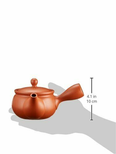teapot Kyusu ceramic Strainer Tokoname Pottery Tea Pot 360ml NEW from Japan_7
