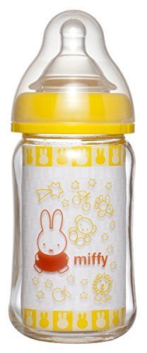 Tutu Baby Baby bottle Wide mouth type Miffy heat-resistant glass made 160 ml_1