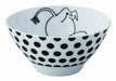 Yamaka MOOMIN MM701-312 Bob Foundation Rice Bowl M Moomin Pattern 380ml NEW_1