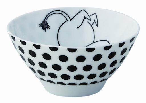 Yamaka MOOMIN MM701-312 Bob Foundation Rice Bowl M Moomin Pattern 380ml NEW_1