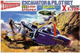 Aoshima Electric Thunderbirds X-car & Pilot set Plastic Model Kit NEW from Japan_1