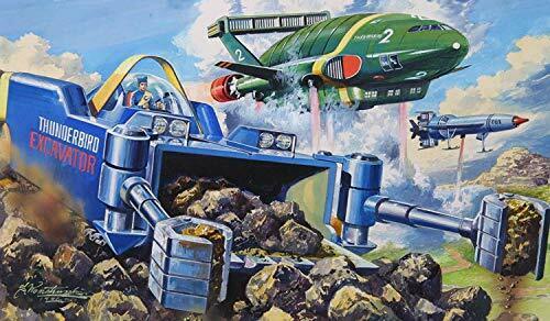 Aoshima Electric Thunderbirds X-car & Pilot set Plastic Model Kit NEW from Japan_5