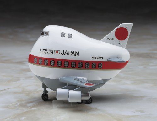 Hasegawa EGGPLANE Japanese Govenment Air Transport Boeing 747-400 Model Kit NEW_3