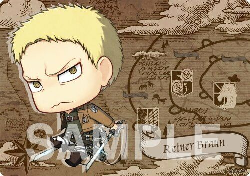 Attack on Titan Mouse Pad 10 Reiner NEW from Japan_2