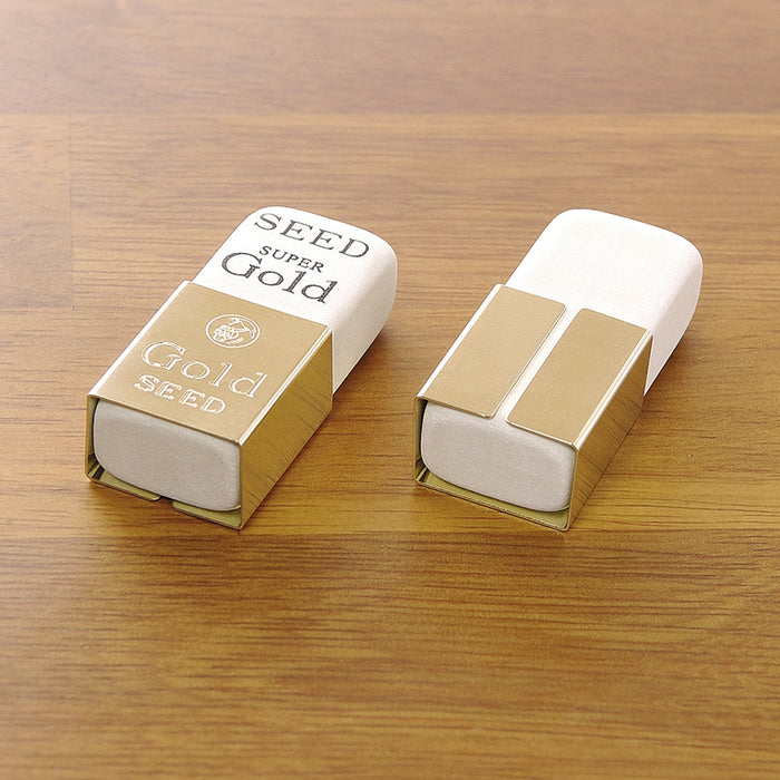 Seed eraser Super Gold ER-M01-10P 10 pieces Black Box, Gold Holder NEW_2