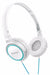 Pioneer SE-MJ512 -GW Fully Enclosed Dynamic Headphones Turquoise & White NEW_1