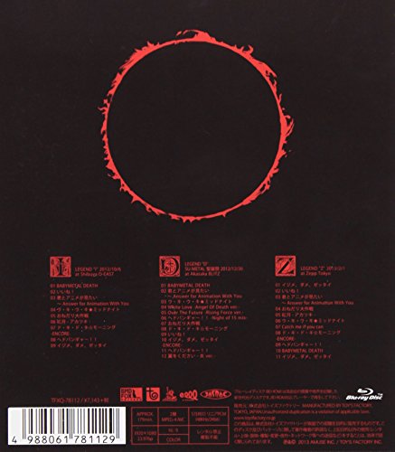 BABYMETAL LIVE LEGEND I D Z APOCALYPSE Blu-ray TFXQ-78112 NEW from Japan_2