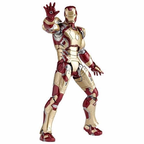 Tokusatsu Revoltech No.049 Iron Man 3 IRON MAN Mark XLII Figure KAIYODO JAPAN_1