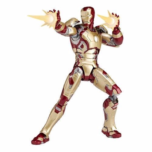 Tokusatsu Revoltech No.049 Iron Man 3 IRON MAN Mark XLII Figure KAIYODO JAPAN_2
