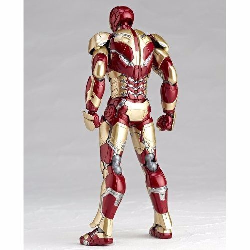 Tokusatsu Revoltech No.049 Iron Man 3 IRON MAN Mark XLII Figure KAIYODO JAPAN_5