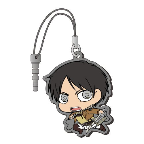 Attack on Titan Chimi Attack Earphone Jack Mascot (6 pieces per box) 40mm NEW_3