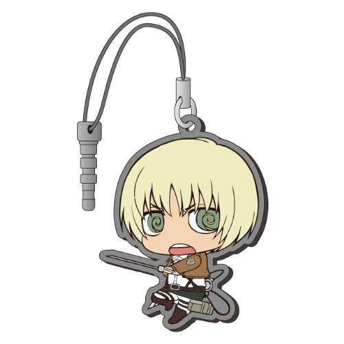 Attack on Titan Chimi Attack Earphone Jack Mascot (6 pieces per box) 40mm NEW_5