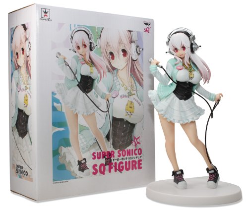 Banpresto Super Sonico SQ Figure Outer box height about 230 mm NEW from Japan_4