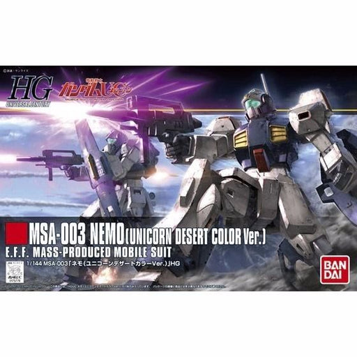 BANDAI HGUC 1/144 MSA-003 NEMO UNICORN DESERT COLOR Ver Plastic Model Kit JapanS_1