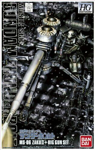 Zaku II + Big Gun (Gundam Thunderbolt Ver.) HG 1/144 Gunpla Model Kit NEW_3