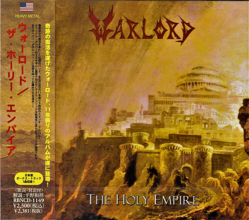 WARLORD The Holy Empire CD Japan Bonus Track RBNCD-1149 Nomal Edition Hard Rock_2