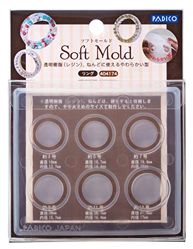 PADICO soft mold ring 404174 (W9×H8×D1.2 (cm)) NEW from Japan_2