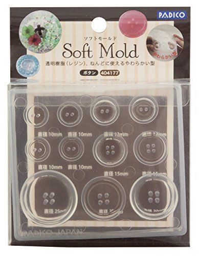 PADICO 404177 Resin Soft Mold Button Accessories Material NEW from Japan_1