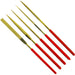 SUN UP Titanium Coating Diamond File 5 Piececs Set 140mm Hand Tool Red Handle_1