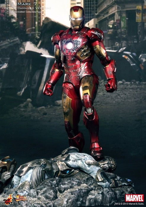 Movie Masterpiece Avengers IRON MAN MARK VII BATTLE DAMAGED 1/6 Figure Hot Toys_2
