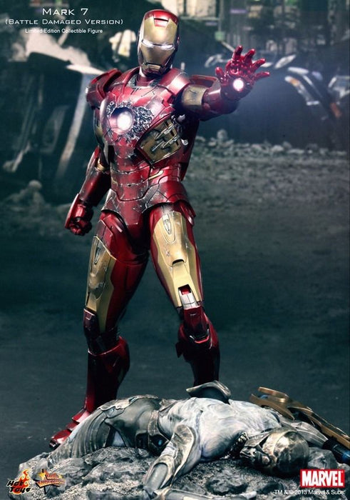 Movie Masterpiece Avengers IRON MAN MARK VII BATTLE DAMAGED 1/6 Figure Hot Toys_4
