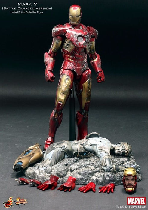 Movie Masterpiece Avengers IRON MAN MARK VII BATTLE DAMAGED 1/6 Figure Hot Toys_9