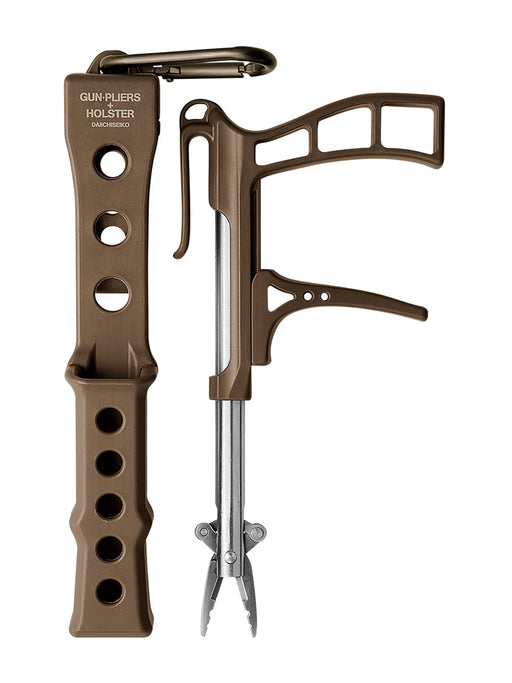 Daiichiseiko Gun Grip Type Pliers + Holster Dark Earth Color Light Game Metal_1