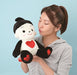 The heart grows! Primopuel Black Talking Plush Doll (Battery Powered) NEW_4