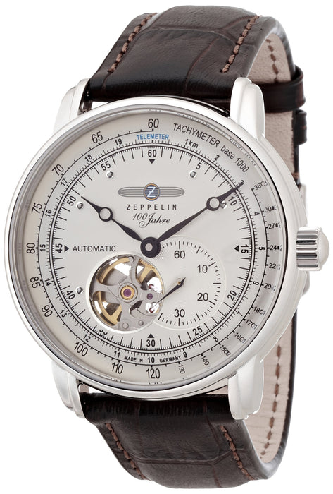 ZEPPELIN Watch 100th anniversary model Ivory dial automatical 76621 Men's NEW_1