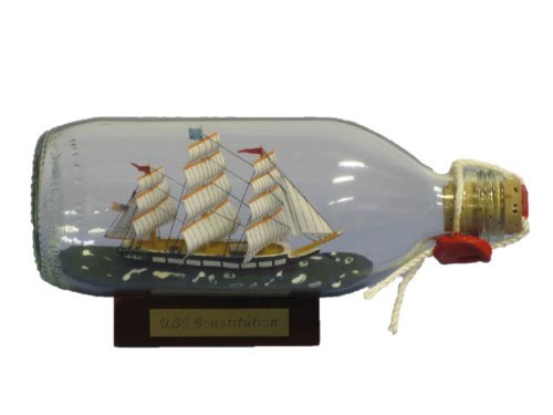 Marine Guide Bottleship 250cc (USS CONSTITUTION) Finished product NEW from Japan_1